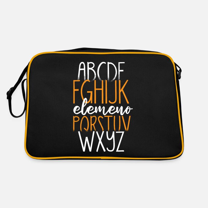 ABC Hello Kindergarten Back to School Sac Retro