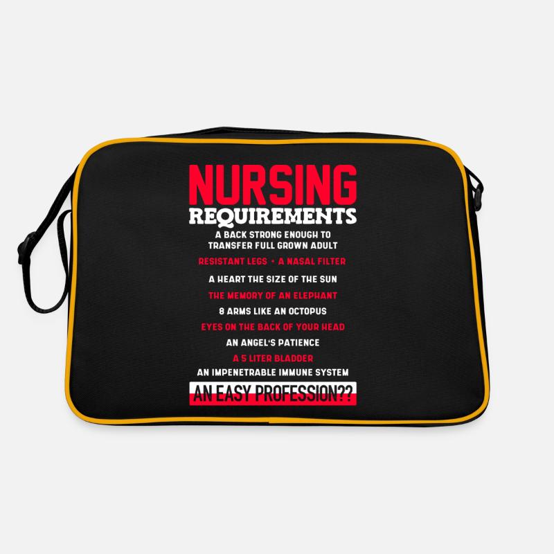 Krankenschwester, Krankenpflege Retro Tasche