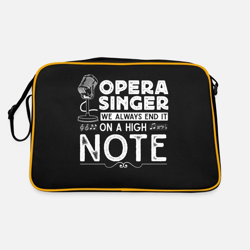 Opera singer, voice, opera Retro Bag