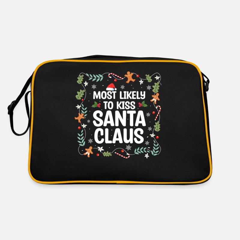 Citation de Noël, Citation de Noël drôle Sac Retro