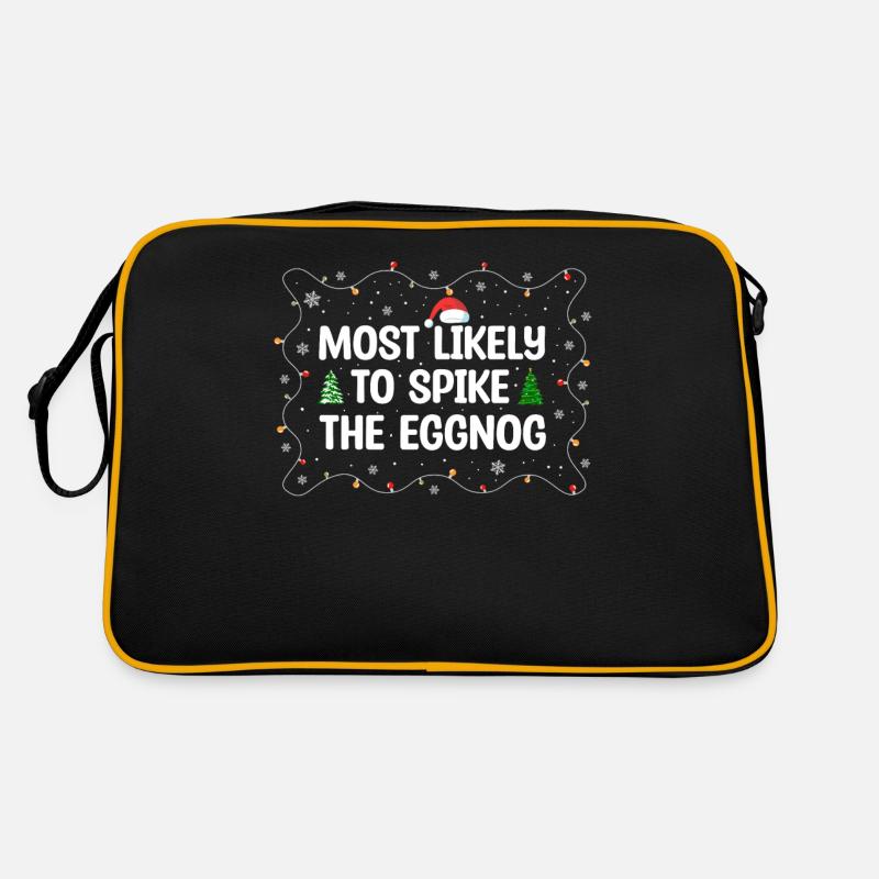 Citation de Noël, Citation de Noël drôle Sac Retro