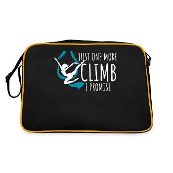 Luftsieger. Luftseide - Retro Tasche - Schwarz/Gold - Hinten