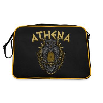 Athéna Mythologie grecque - Sac Retro - noir/or - Dos