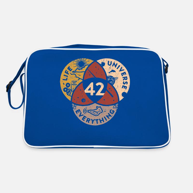 42 Life Universe Everything Retro Bag