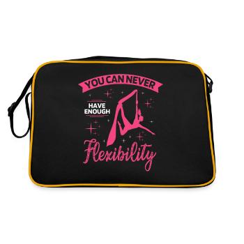 Luftsieger. Luftseide - Retro Tasche - Schwarz/Gold - Hinten
