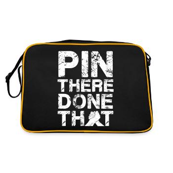 Bras de fer, bras de fer, rotation du poignet - Sac Retro - noir/or - Dos