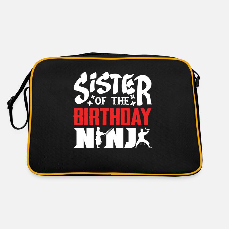 Geburtstag Der Ninja, Ninja, Retro Tasche