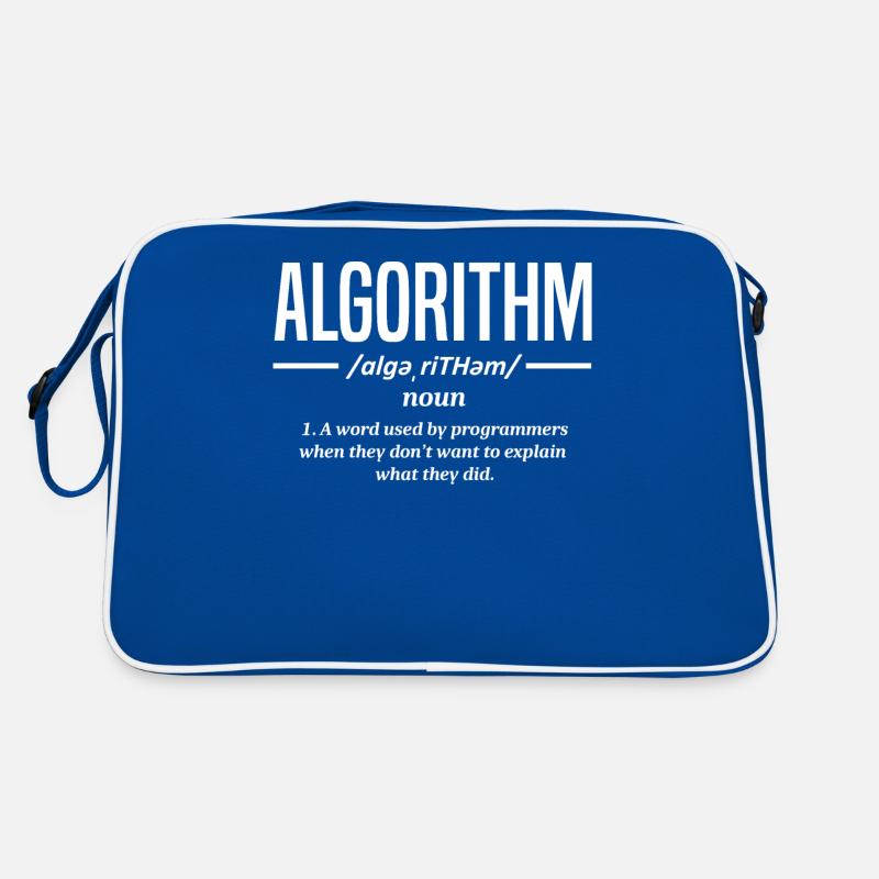 Algorithmus-Programmierer, Kodierung, Kodierer Retro Tasche