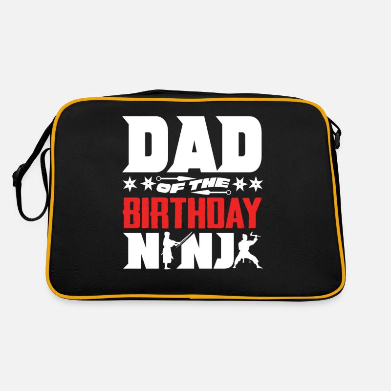 Geburtstag Der Ninja, Ninja, Retro Tasche
