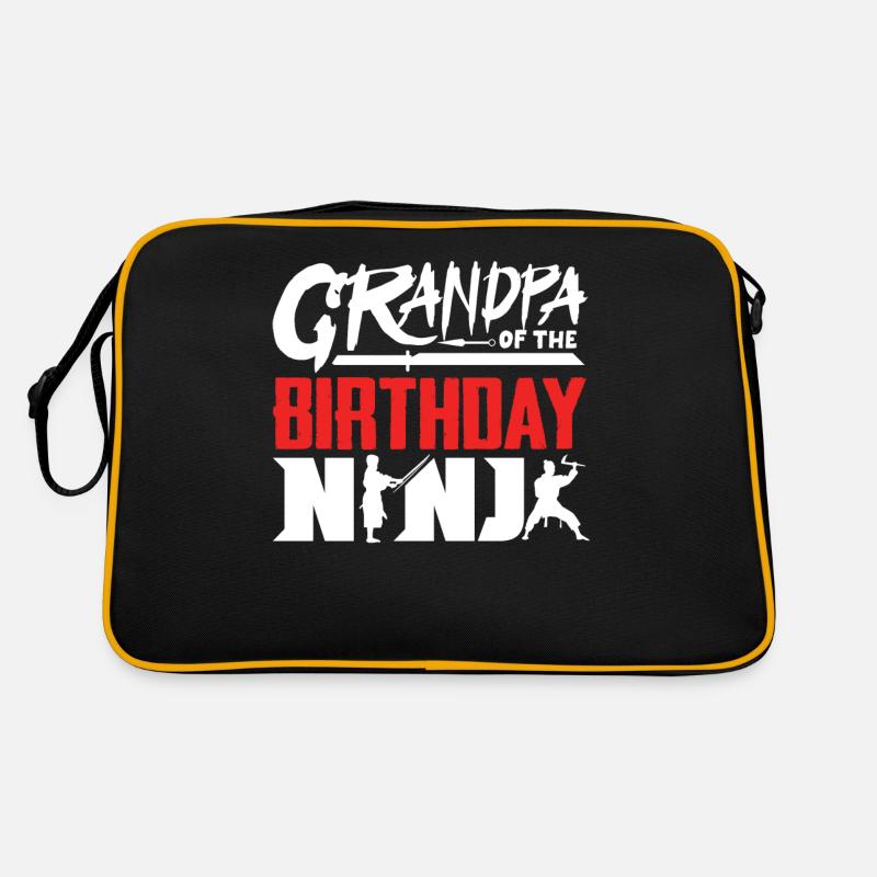 Geburtstag Der Ninja, Ninja, Retro Tasche