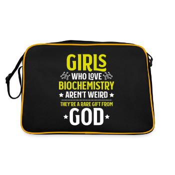 Biochemiker Biochemie Biochemistry Biochemist - Retro Bag - black/gold - Back
