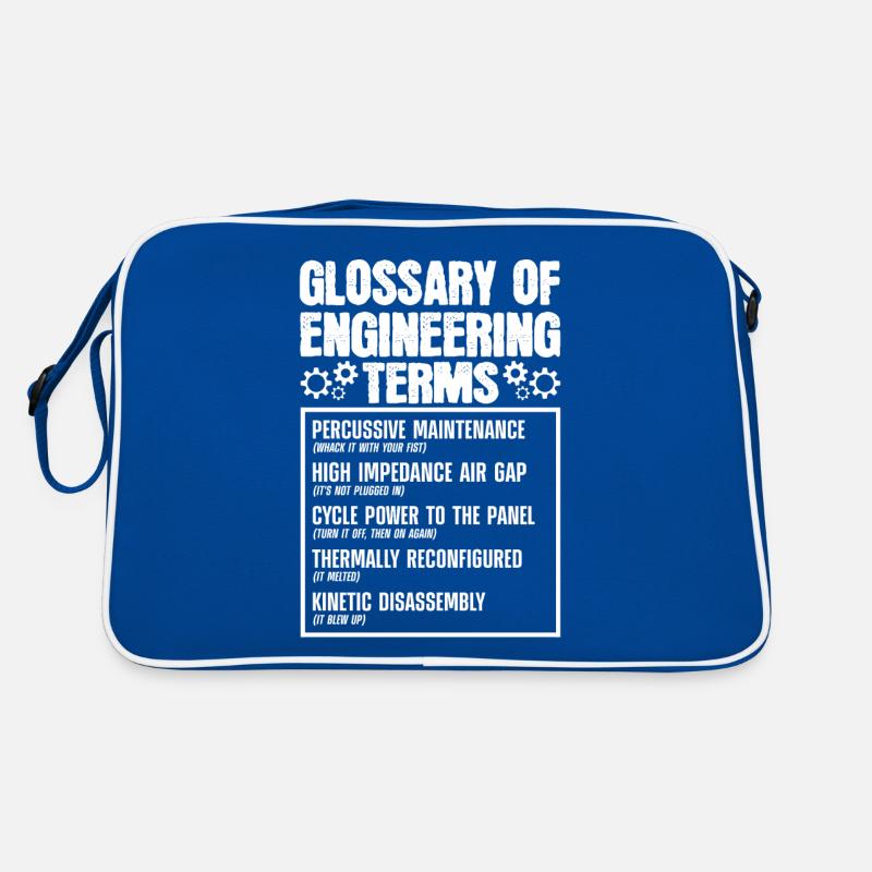 Glossar Der Technischen Begriffe Retro Tasche