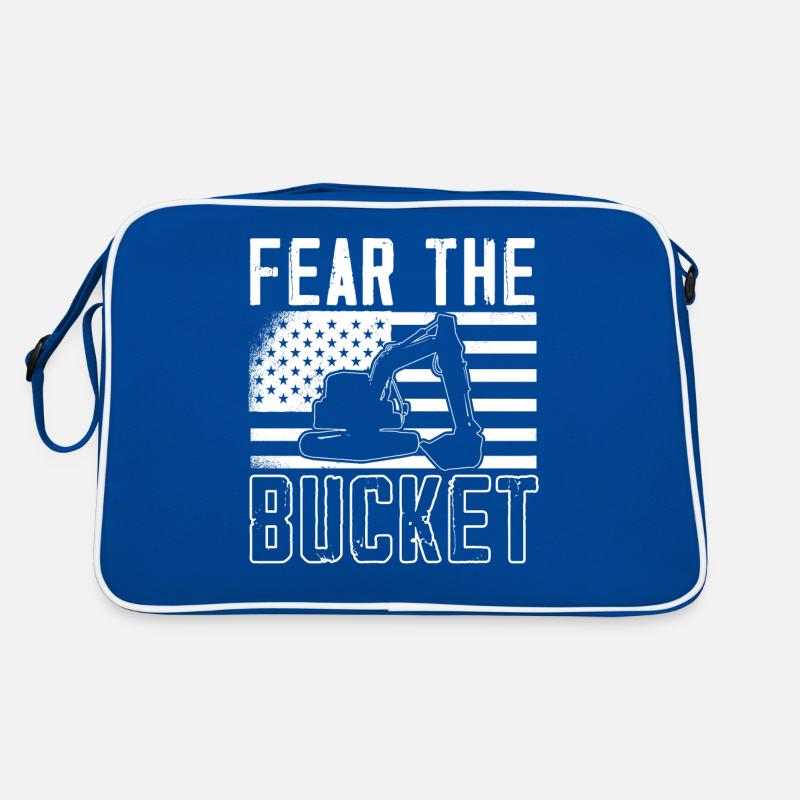 Baggerfahrer, Grabe Sachen Aus Retro Tasche