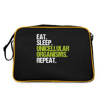 Microbiology Microbiologist Biology Biologist - Retro Bag - black/gold - Back