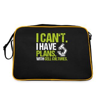 Microbiology Microbiologist Biology Biologist - Retro Bag - black/gold - Back