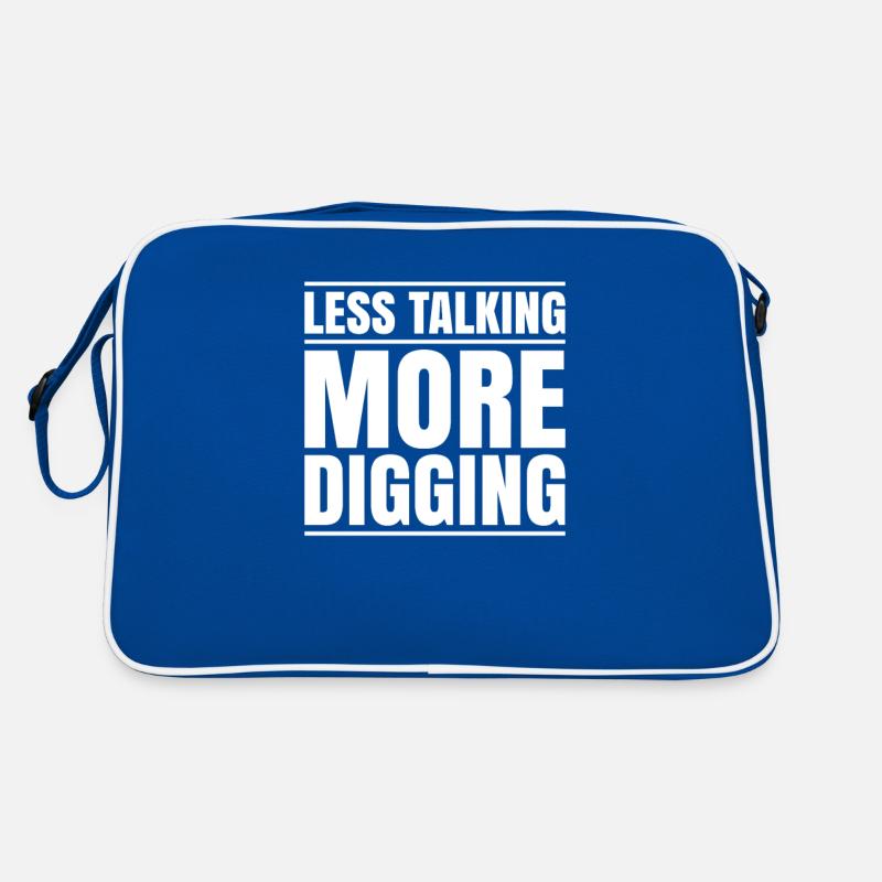 Baggerfahrer Baggerführer Heavy Equipment Operator Retro Tasche