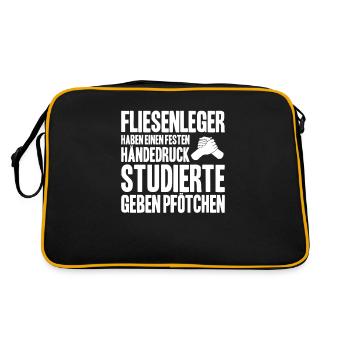 Tiler Tiler Tiler Mosaic Layer Floor Tiler - Retro Bag - black/gold - Back