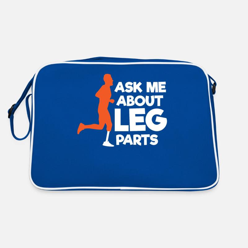 Leg prosthesis, prosthesis, amputee, amputation Retro Bag