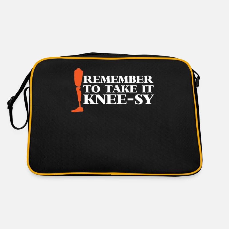 Leg prosthesis, prosthesis, amputee, amputation Retro Bag