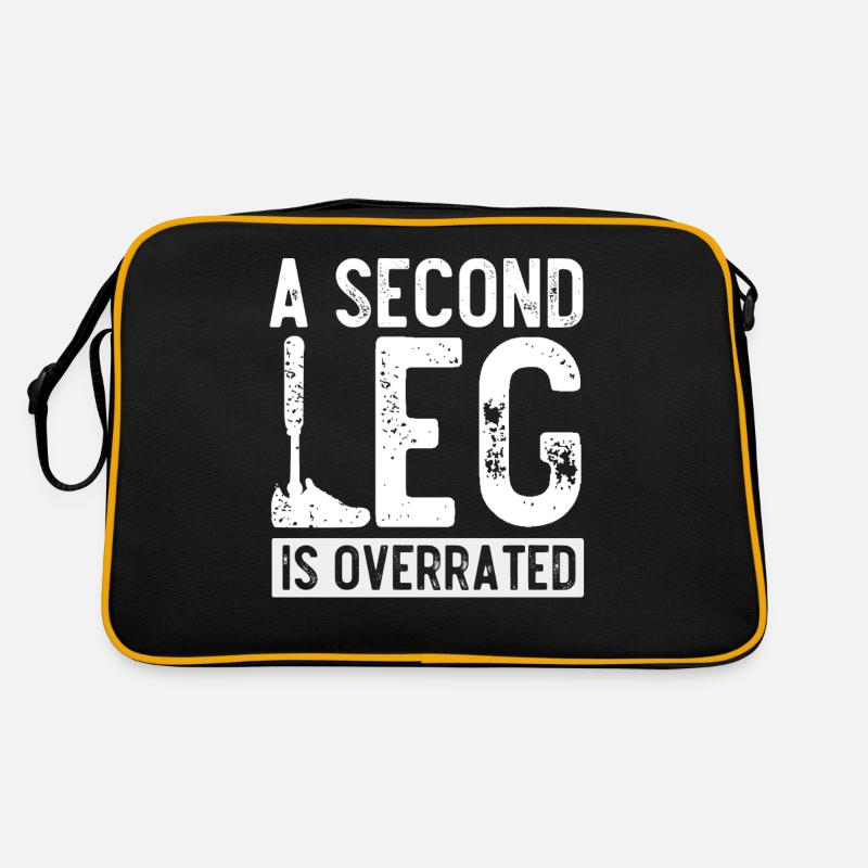 Leg prosthesis, prosthesis, amputee, amputation Retro Bag