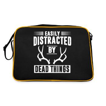 Taxidermy, Taxidermist, Animal Conservation - Retro Bag - black/gold - Back