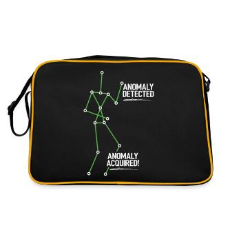Ghost Hunter, EMF meter, thermal camera - Retro Bag - black/gold - Back