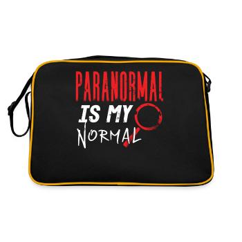Ghost Hunter, EMF meter, thermal camera - Retro Bag - black/gold - Back
