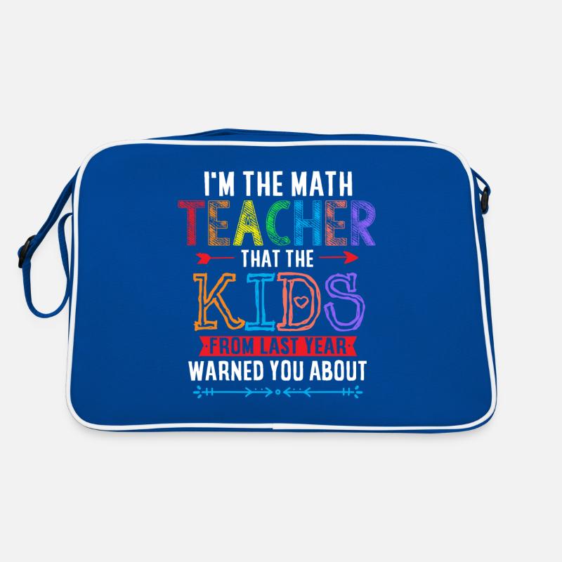 Professeur de mathématiques Licorne Sac Retro