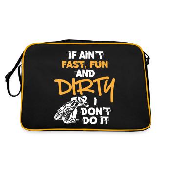 Civil Engineer, Civil Engineering - Retro Bag - black/gold - Back
