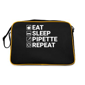 Microbiology - Retro Bag - black/gold - Back