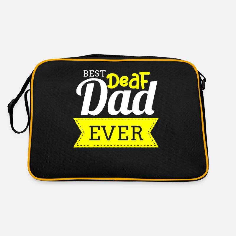 Deaf pride, hearing, disabled, deafness Retro Bag
