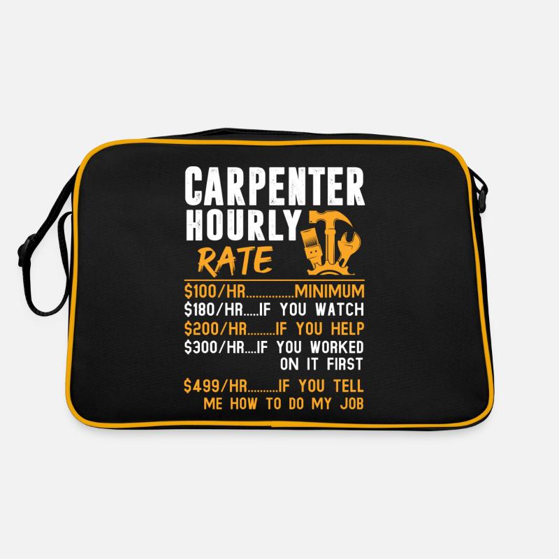 Tischler, Holzarbeiter Retro Tasche