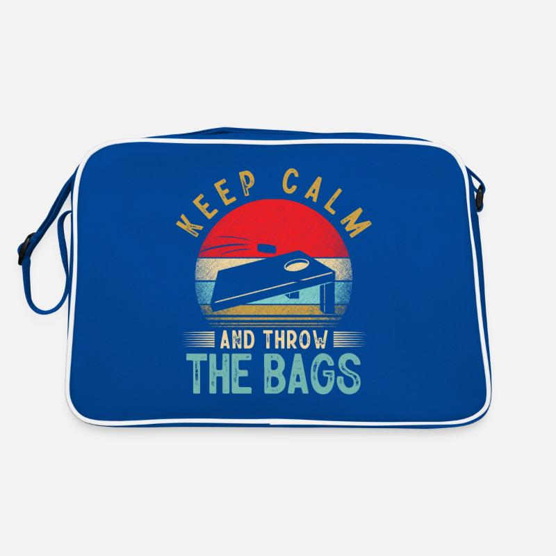 Cornhole-Spieler Retro Tasche