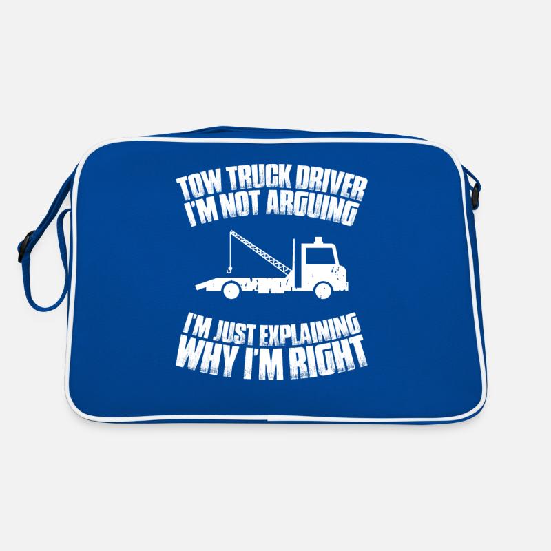 Abschlepper Abschleppdienst Tow Truck Driver Retro Tasche
