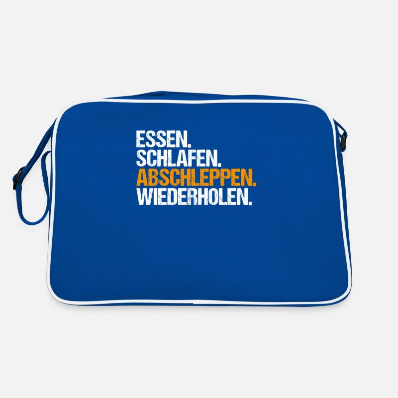 Abschlepper Abschleppdienst Tow Truck Driver Retro Tasche