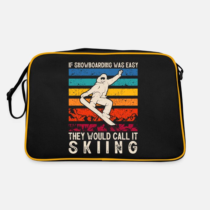 Snowboarders, snowboarders Sac Retro