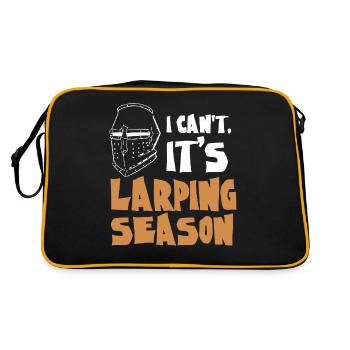 Larp, live-action role-playing game - Retro Bag - black/gold - Back