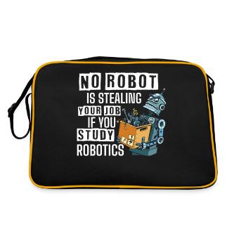 Robotics, robot builders - Retro Bag - black/gold - Back