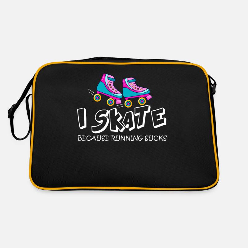 Rollschuhlaufen Retro Tasche