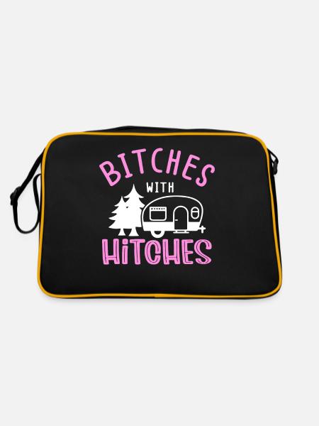 Camping camping-car - Sac Retro - noir/or - Dos