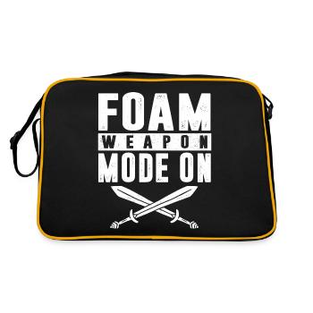 Larp, Larping, Role Play - Retro Bag - black/gold - Back