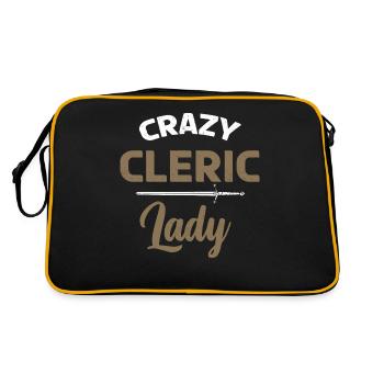 Larp, Larping, Role Play - Retro Bag - black/gold - Back