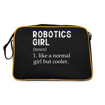 Robotics, Robotics Engineer - Retro Bag - black/gold - Back