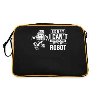 Robotics, Robotics Engineer - Retro Bag - black/gold - Back