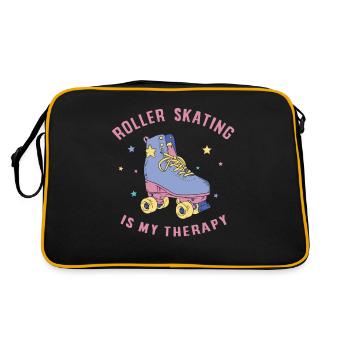 Roller, patinage, patinage à roulettes - Sac Retro - noir/or - Dos