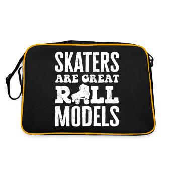 Patinage, roller - Sac Retro - noir/or - Dos