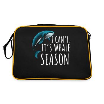 Observation des baleines, biologie marine, sciences de la mer - Sac Retro - noir/or - Dos