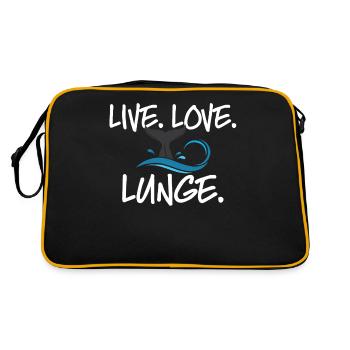 Observation des baleines, biologie marine, sciences de la mer - Sac Retro - noir/or - Dos