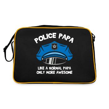 Police officer uniform costume - Retro Bag - black/gold - Back