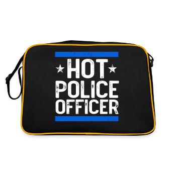 Costume de policier - Sac Retro - noir/or - Dos